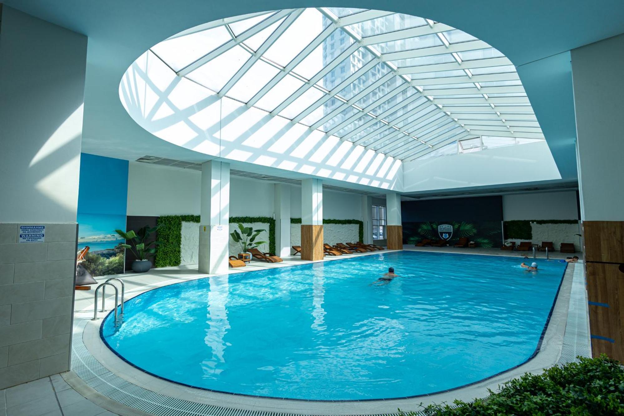 19Th & 18Th Floor Secure Apartments With Pool & Fitness & Parking Included In Price سكوبجي المظهر الخارجي الصورة
